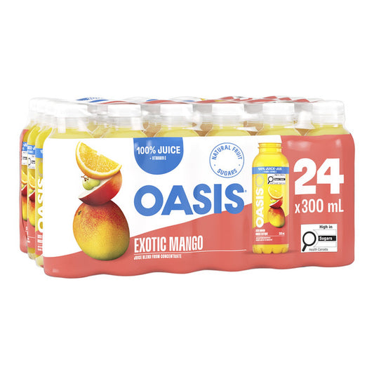 Oasis Exotic Mango Juice Blend, 24 × 300 mL — image 1