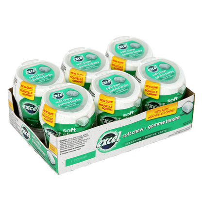 Excel Softchew Spearmint Gum, 6 × 40 pieces — gallery image 2