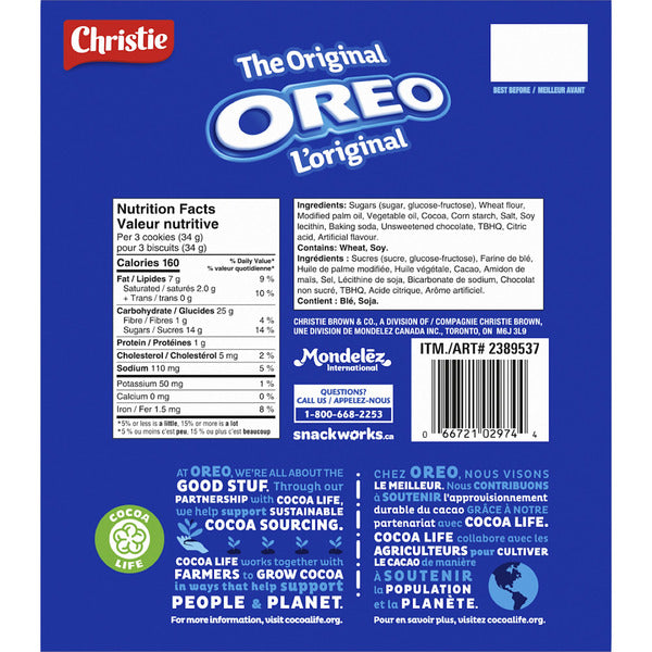 Oreo Original Cookies, 4 × 513 g — gallery image 2