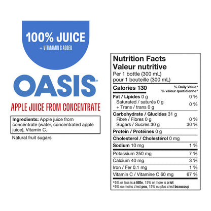 Oasis Apple Juice, 24 × 300ml — image 2