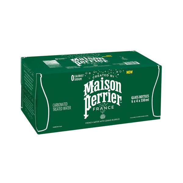 Maison Perrier Carbonated Natural Spring Water Glass Bottle, 24 × 300 mL — image 2