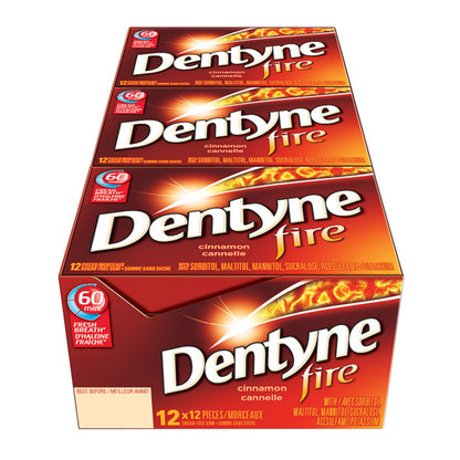 Dentyne Fire Sugar-free Cinnamon Gum, 12 × 12 pieces — gallery image 2