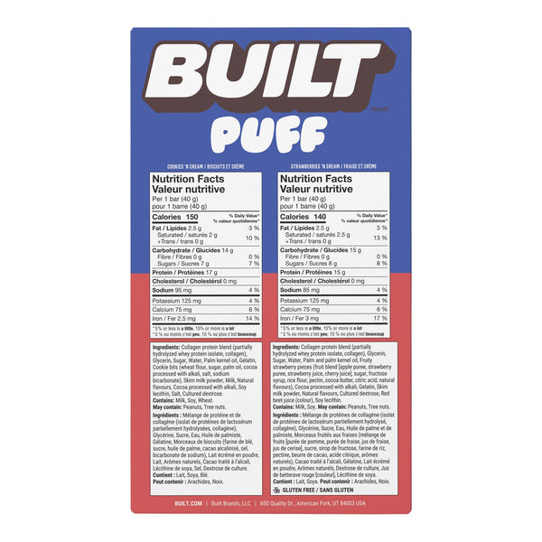 Built Puff Protein Bars, 14 × 40 g — gallery image 2