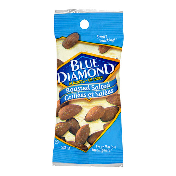 Blue Diamond Roasted Salted Almonds, 18 × 23 g — product image