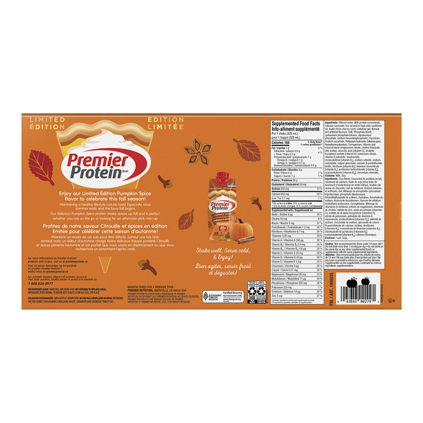 Premier Protein High-protein Pumpkin Spice Shake, 18 x 325 mL — image 2