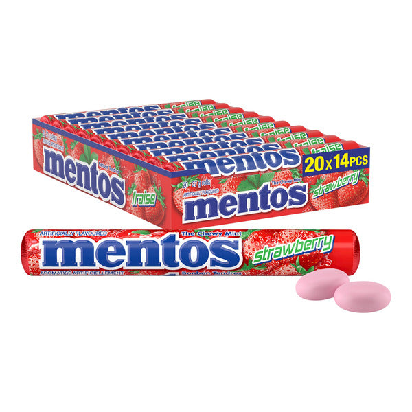 Mentos Strawberry, 20×14 pcs — product image