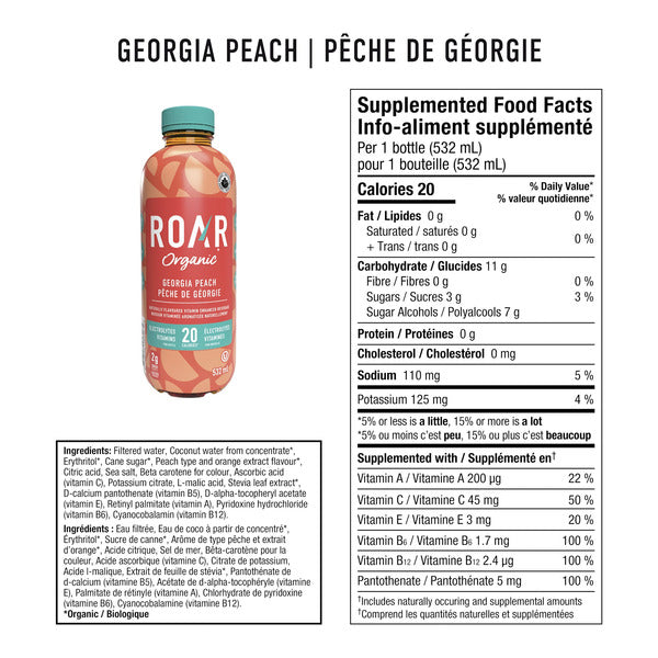 Roar Organic Hydration Drink, 532 mL, 18-pack — image 3
