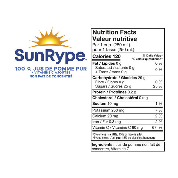 SunRype 100% Pure Apple Juice, 12 × 1 L — image 2