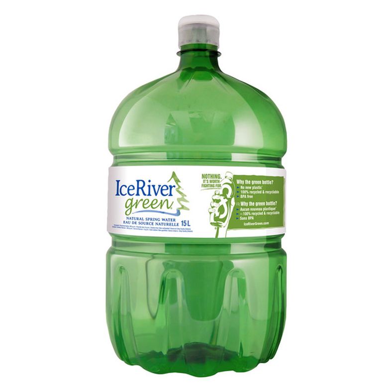 Ice River Green Natural Spring Water, 15 l — image 1