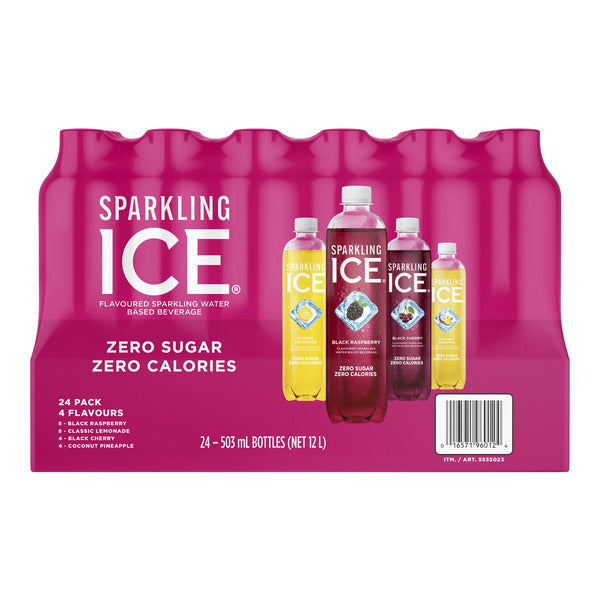 Sparkling ICE Flavoured Water Beverage Variety Pack, 24 x 503ml — image 1