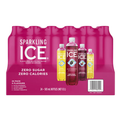 Sparkling ICE Flavoured Water Beverage Variety Pack, 24 x 503ml — image 1