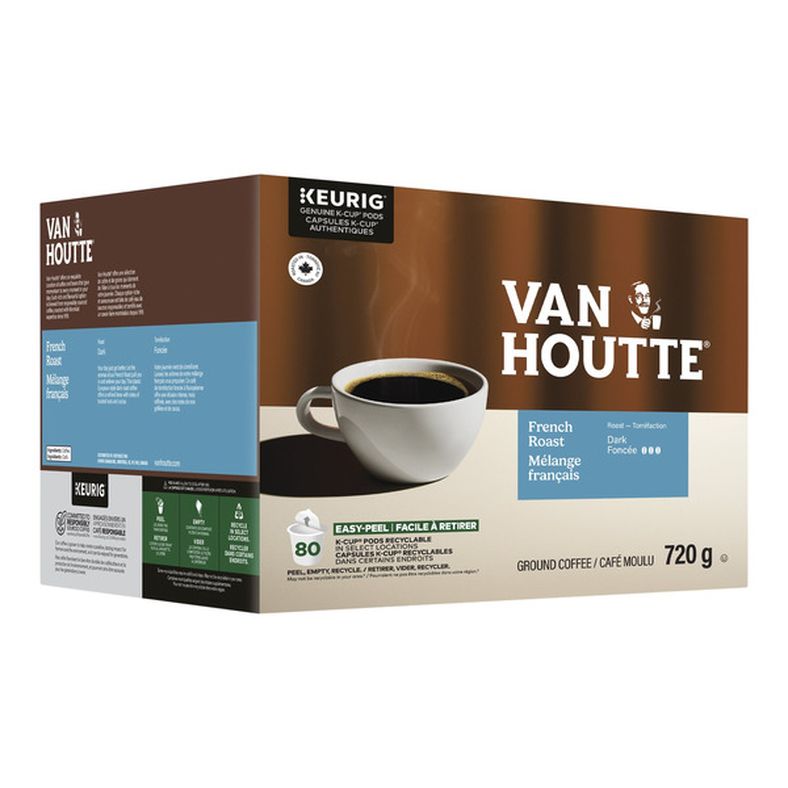 Van Houtte French Roast, Dark Roast, K-Cup Coffee Pods, 80 Count — image 1