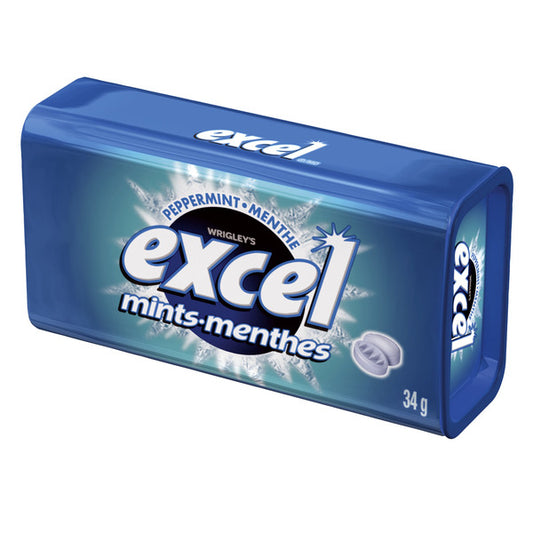Excel Peppermint Mints, 8 × 34 g — product image