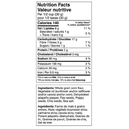 RW Garcia 3 Seed Jalapeño Crackers, 2 × 425 g — gallery image 2