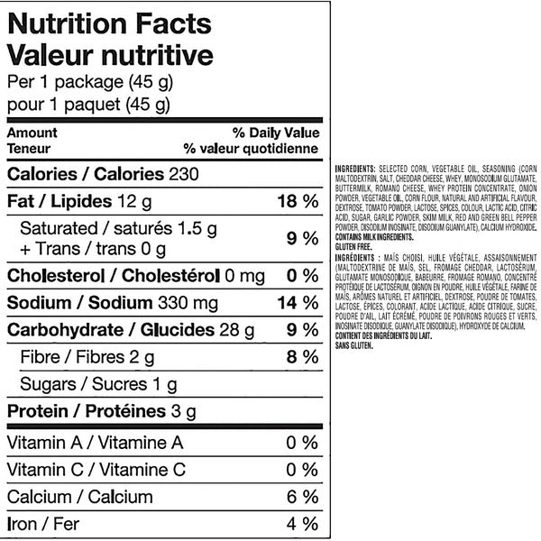 Doritos Nacho Cheese Tortilla Chips, 48 × 45 g — gallery image 3