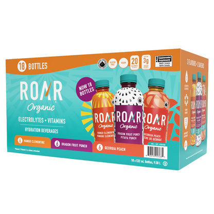 Roar Organic Hydration Drink, 532 mL, 18-pack — image 1