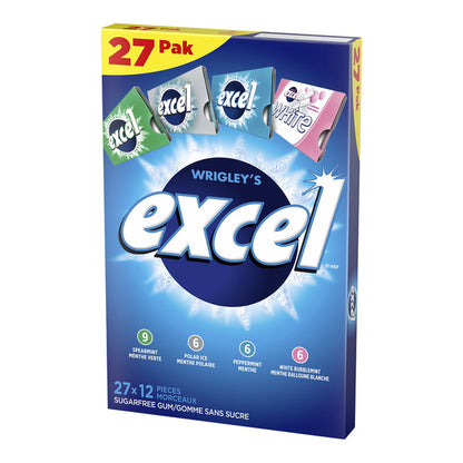 Excel Sugar Free Gum, Variety Pack, 27 × 12 pieces — product image