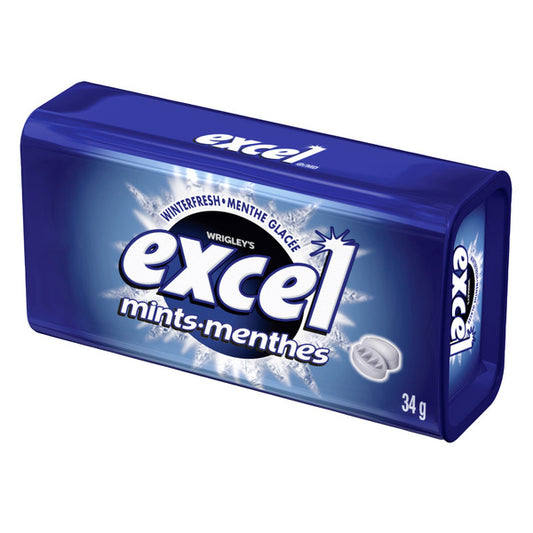Excel Winterfresh Mints, 8 × 34 g — product image
