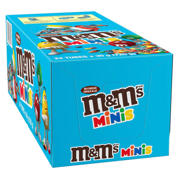 M&M's Minis Milk Chocolate Candies Tubes, 24 × 30 g — product image