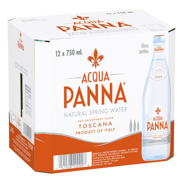 Acqua Panna Natural Spring Water, 12 × 750 mL — image 2