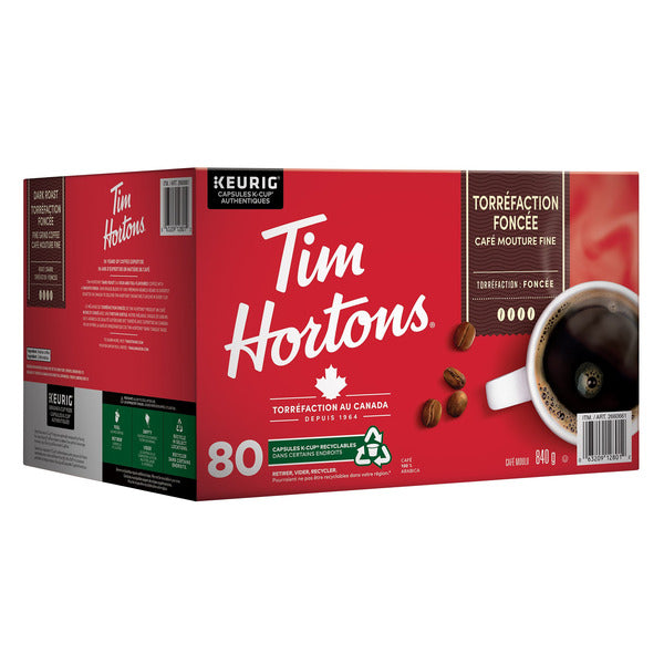 Tim Hortons Dark Roast Single-serve K-Cup Pods, 80-count — image 4