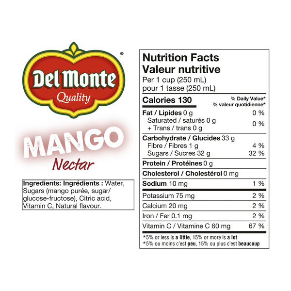 Del Monte Mango Nectar 12 × 960 mL — image 2