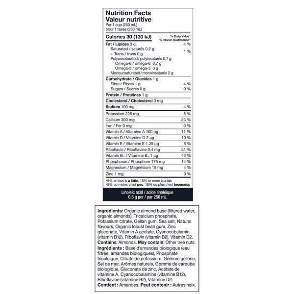 Kirkland Signature Organic Almond Beverage, Vanilla, 6 × 946 mL — image 2