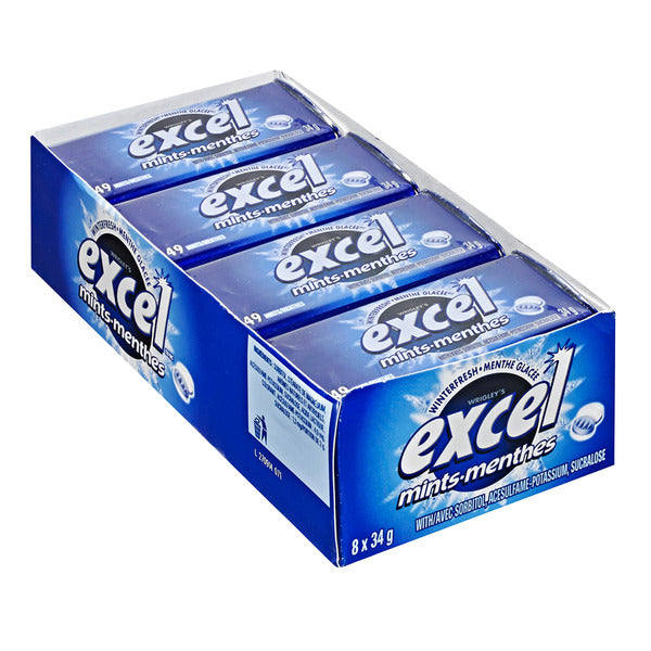 Excel Winterfresh Mints, 8 × 34 g — gallery image 2