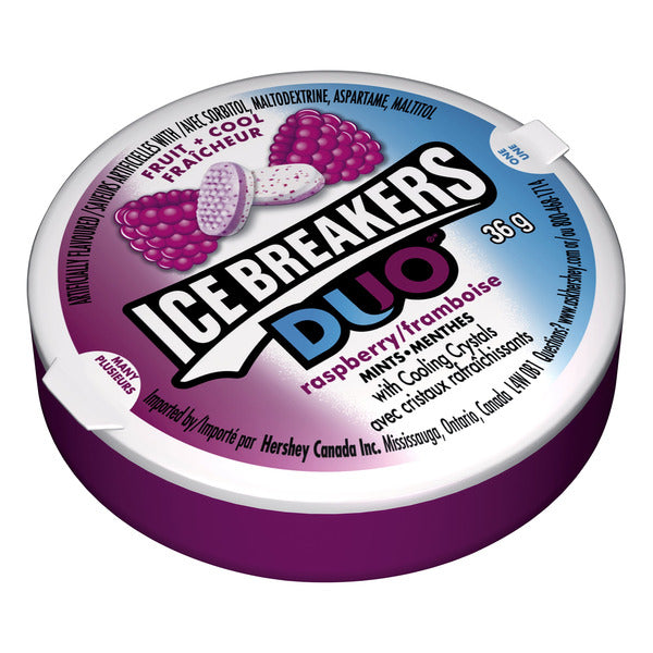 Ice Breakers Duo Raspberry Mints, 6 × 36 g — product image