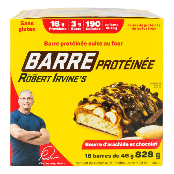 Chef Robert Irvine's Fitcrunch Protein Bars, Chocolate Peanut Butter, 18 × 46 g — gallery image 2