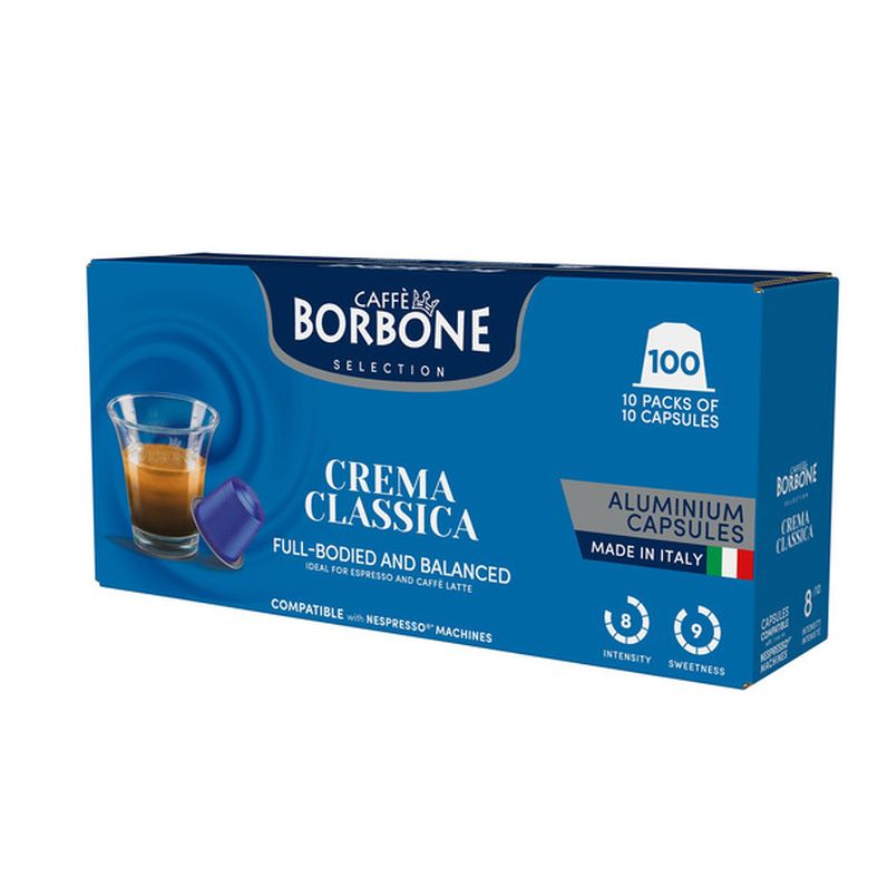 Caffé Borbone Crema Classica Nespresso Compatible Pods, 100 count — image 1