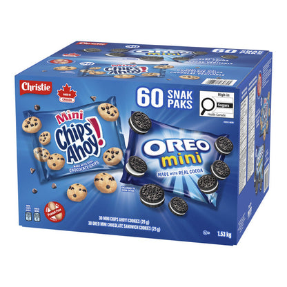 Oreo Chip Ahoy! Mini Cookie Snack Pack, 1.53 kg — product image