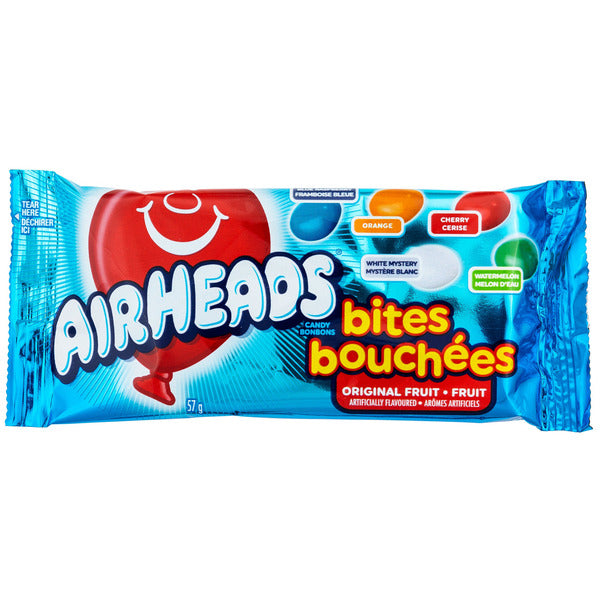 Airheads Original Fruit Candy Bites, 18 × 57 g — product image