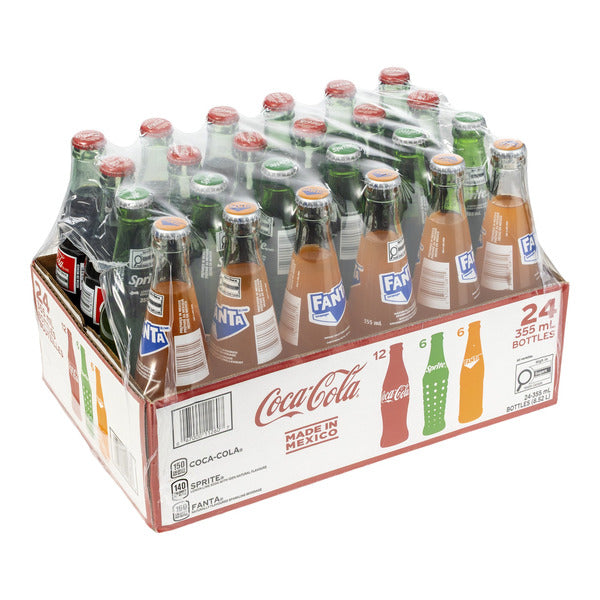 Coca-Cola Fiesta Pack Glass Bottles, 24 × 355 mL — image 1