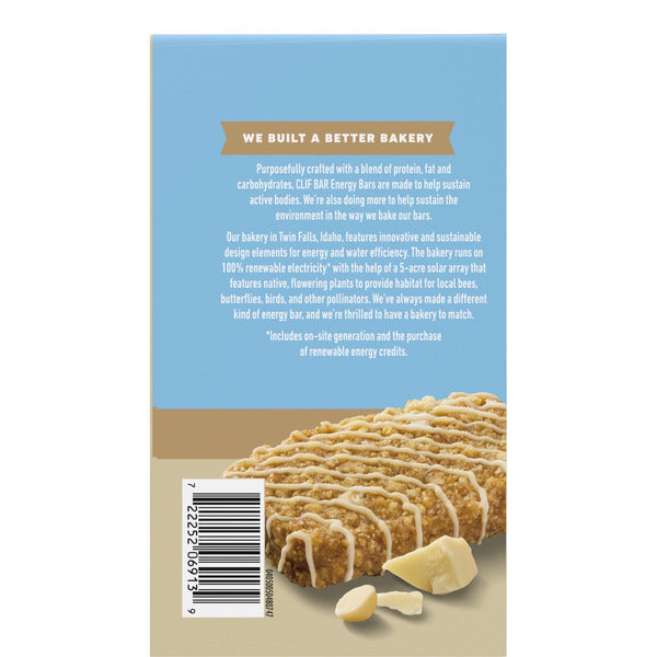 Clif Bar White Chocolate Flavoured Macadamia Nut, 10 × 68 g — gallery image 3