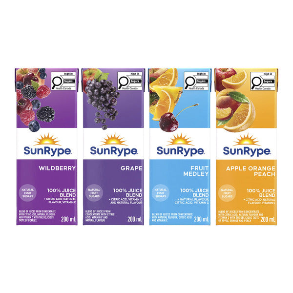 SunRype 100% Juice Variety Pack, 40 x 200mL — gallery image 4
