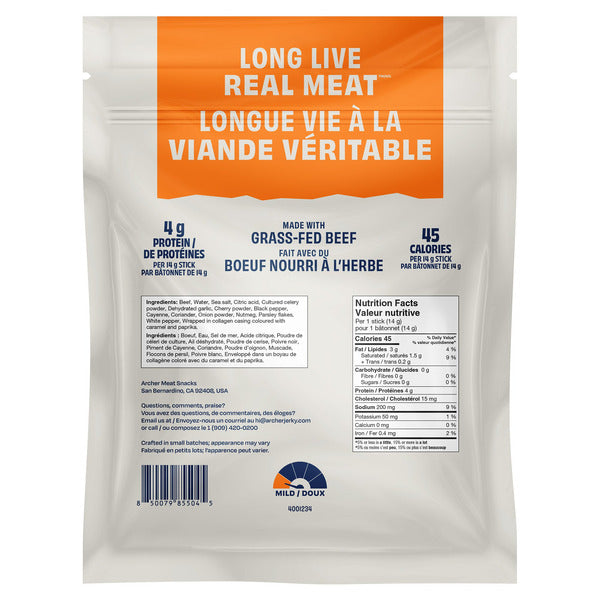 Archer - Grass Fed Beef Sticks, 28 × 14 g — gallery image 2