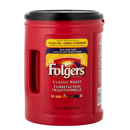 Folgers Classic Roast Ground Coffee, 1.21kg — image 1