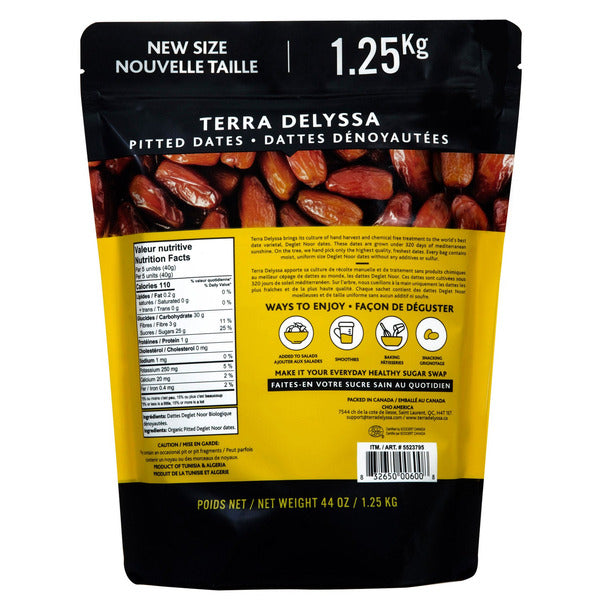 Terra Delyssa Organic Deglet Noor Pitted Dates, 1.25 kg — gallery image 2
