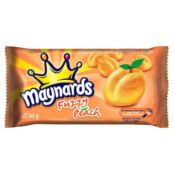 Maynards Fuzzy Peach Candy, 18 × 64 g — gallery image 2