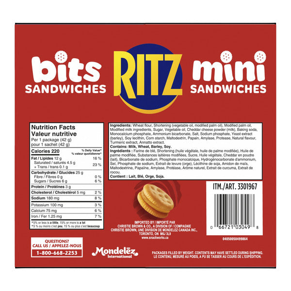 Ritz Bits Sandwiches 34 x 42 g — gallery image 3