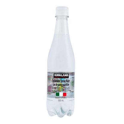 Kirkland Signature Carbonated Spring Water, 24 x 500 mL — image 1