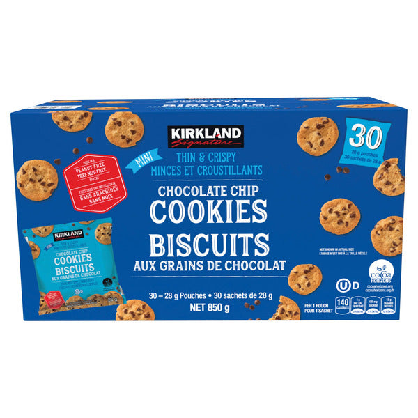 Kirkland Signature Mini Chocolate Chip Cookies, 30 × 28 g — gallery image 2