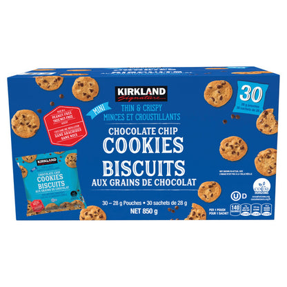 Kirkland Signature Mini Chocolate Chip Cookies, 30 × 28 g — gallery image 2