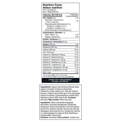 Kirkland Signature Organic Almond Beverage, Original, 6 × 946 mL — image 2