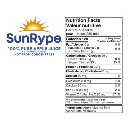 SunRype 100% Pure Apple Juice, 12 × 1 L — image 3