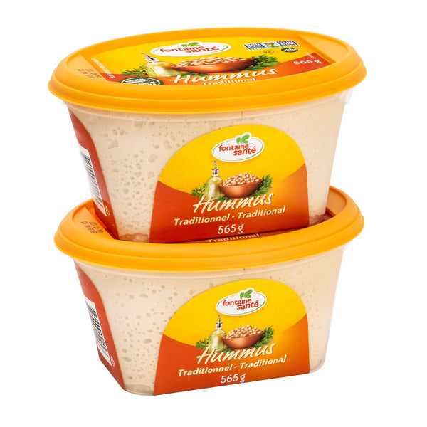 Fontaine Santé Traditional Hummus, 2 x 565 g — gallery image 2