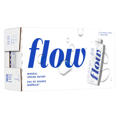 Flow Naturally Alkaline Original Spring Water, 18 x 500 mL — image 1