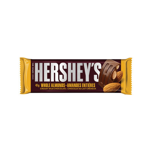 Hershey's Whole Almond Creamy Milk Chocolate Bars, 36 × 43 g — product image