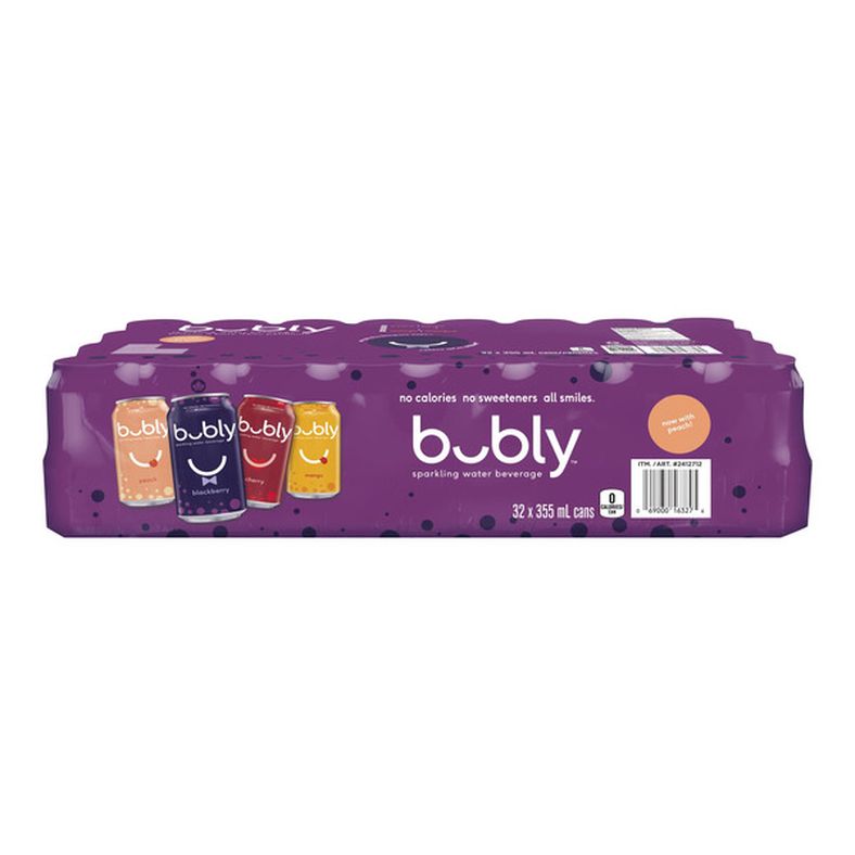 Bubly Sparkling Water Variety, 355 mL 32-pack — image 1